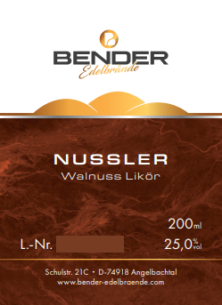 Nussler - Walnuss Likör